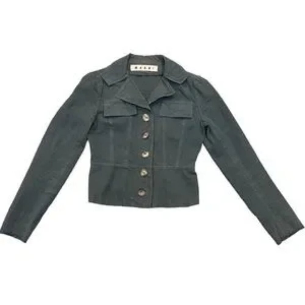 MARNI Army Green Jacket - size 42 (small)